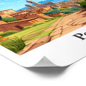 Perugia Italien Kunst, Dichtung und Musik Poster (Ecke)