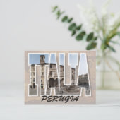 Perugia, Italien Postkarte (Stehend Vorderseite)