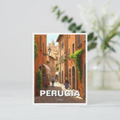 Perugia Italien Reisen Postkarte (Stehend Vorderseite)