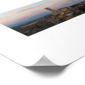 Perugia-Panorama (zugeschnitten) Poster (Ecke)