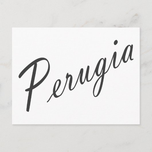 Perugia Postkarte (Vorderseite)