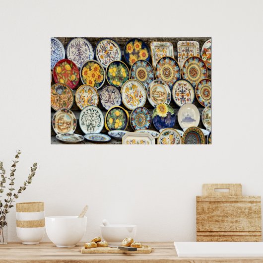 Perugia Pottery Poster (Küche)