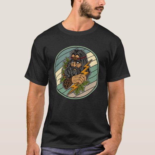 Perun Slavic-Mythen Heidenfürst Sturmwaffe 3 T-Shirt (Vorderseite)