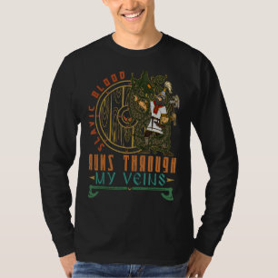 Perun Slavic mythologisch antiker nationaler okkul T-Shirt