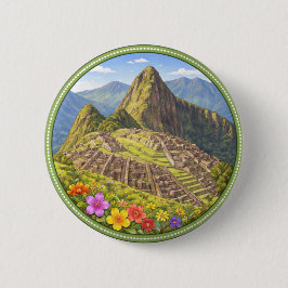 Peru's Machu Picchu Button
