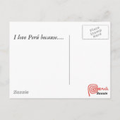 Peruvian Ceviche Postcard Postkarte (Rückseite)
