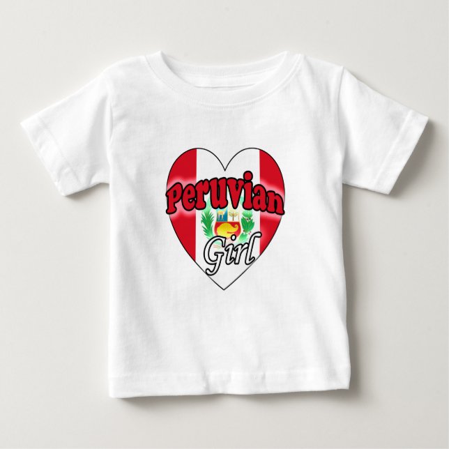 Peruvian Girl Baby T-shirt (Vorderseite)