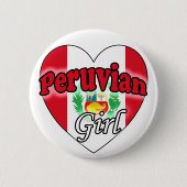Peruvian Girl Button (Vorderseite)