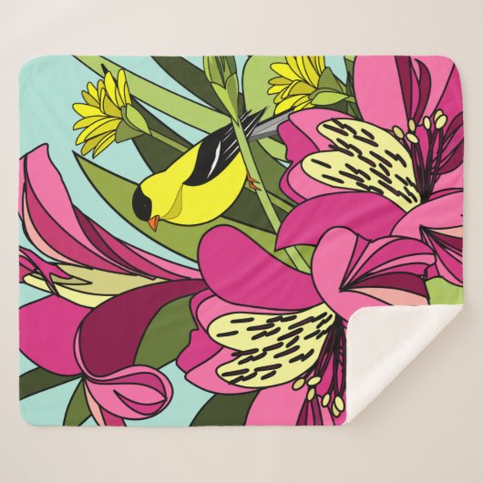 Peruvian Lilies Sherpadecke (Vorderseite (Horizontal))