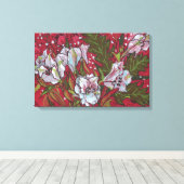 Peruvian Lilies Spring Flowers Leinwanddruck (Insitu (Holzboden))