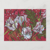 Peruvian Lilies Spring Flowers Postkarte (Vorderseite)