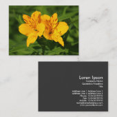 Peruvian Lilies Visitenkarte (Vorne/Hinten)