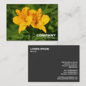 Peruvian Lilies Visitenkarte (Vorne/Hinten)