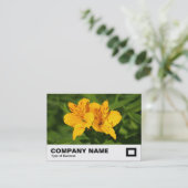 Peruvian Lilies Visitenkarte (Stehend Vorderseite)