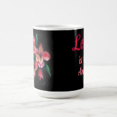 Peruvian Lily Love is the answer love mug Kaffeetasse (Mittel)