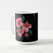 Peruvian Lily Love is the answer love mug Kaffeetasse (Vorderseite Links)