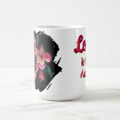 Peruvian Lily Love is the answer love mug Kaffeetasse (Mittel)
