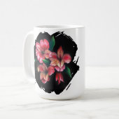 Peruvian Lily Love is the answer love mug Kaffeetasse (Vorderseite Links)