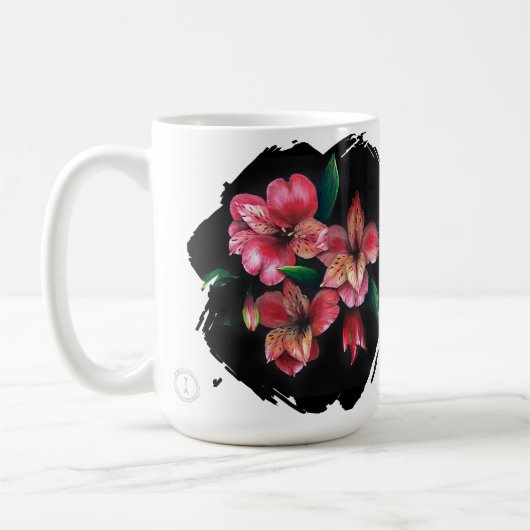 Peruvian Lily Love is the answer love mug Kaffeetasse (Links)