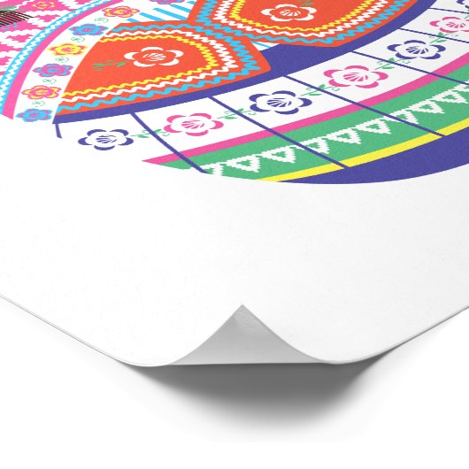 Peruvian Matryoshka Poster (Ecke)