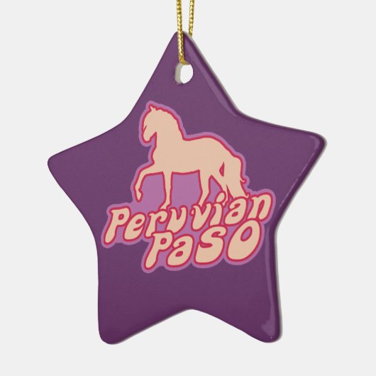 Peruvian Paso Keramikornament (Links)