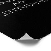 Perveniet ad altitudinem poster (Ecke)