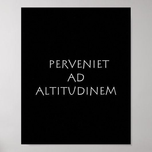 Perveniet ad altitudinem poster (Vorne)