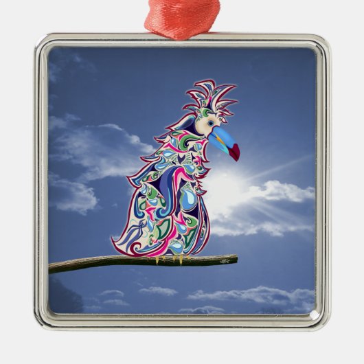 pervers silbernes ornament (Vorne)