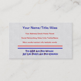 PERVERT-VEREIN VISITENKARTE