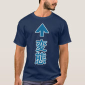 Pervertt-stück - Blau T-Shirt (Vorderseite)