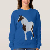 Pervian Paso Fino Horse Sweatshirt (Vorderseite)