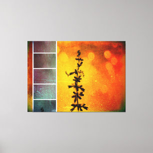 Pervoskia Collage Aflamme Wrapped Canvas Print Leinwanddruck