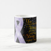 Perwinkle Awareness Ribbon Tasse Design (Mittel)