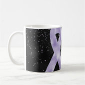 Perwinkle Awareness Ribbon Tasse Design (Links)