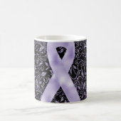 Perwinkle Awareness Ribbon Tasse Design (Mittel)