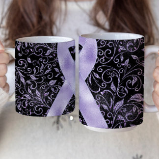 Perwinkle Awareness Ribbon Tasse Design