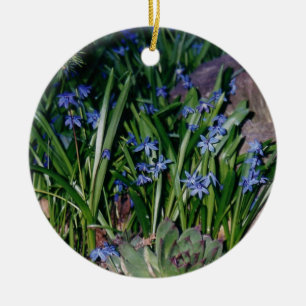 Perwinkles Verzierung Keramikornament