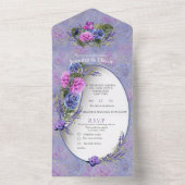 Pery Peri Rose und Tulips All In One Einladung (Innen Boden)