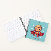 PERZONALISIERTES SUPER HERO NOTEBOOK NOTIZBLOCK (Innenseite)