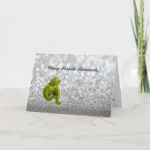 Pesach Greeting Card Happy Passover in Hebrew Karte (Vorderseite)