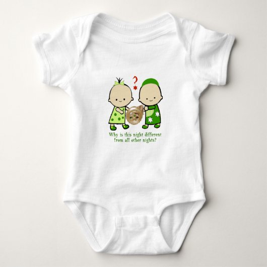 Pesach Kinder Baby Strampler (Vorderseite)