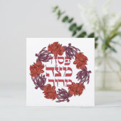 Pesach Matzah Maror - Hebräischer Pessach Seder Karte (Stehend Vorderseite)