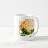 "Pesach, Matzah, Maror" Passahfest-Tasse Kaffeetasse (VorderseiteRechts)