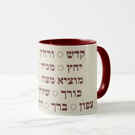 Pesach - Pasover Hebrew Sever Bühnen Kaffee Tasse (VorderseiteRechts)