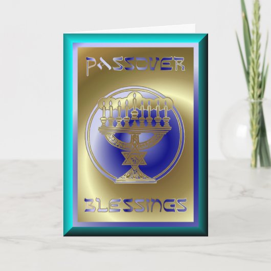 Pesach Passover Jewish Holiday Karte (Vorderseite)