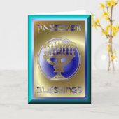 Pesach Passover Jewish Holiday Karte (Gelbe Blume)