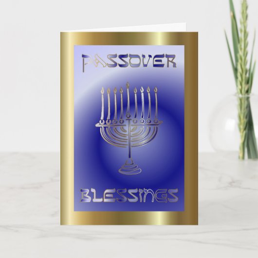 Pesach Passover Judenurlaub Karte (Vorderseite)