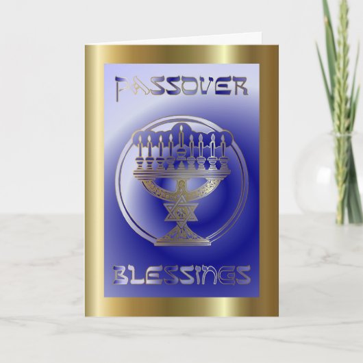 Pesach Passover Judenurlaub Karte (Vorderseite)