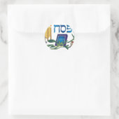 Pesach Runder Aufkleber (Tasche)