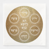 Pesach Seder and Holiday Dinner Festlich Serviette (Vorderseite)